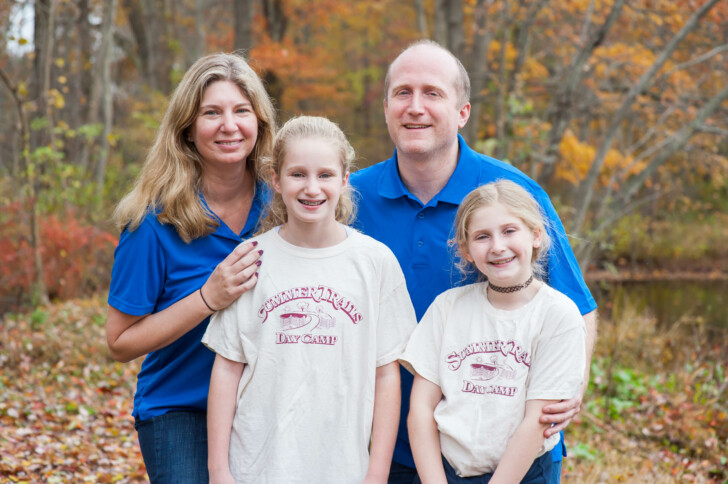 Jamie Sirkin with her family.